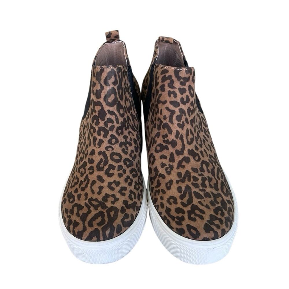 Abound Clarissa Leopard Print Slip-On Booties Brown Size 7.5 Medium